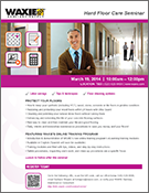 2014 Hard Floor Care & Maintenance Seminar Flyer