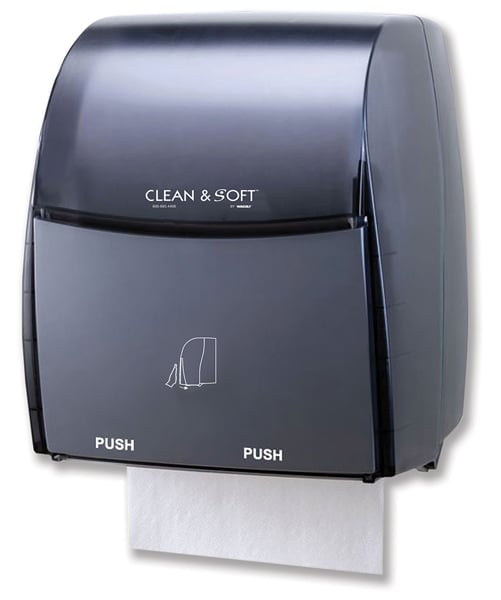 Clean and Soft EZ Touch Towel Dispensers