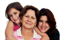 Three Generations of Women