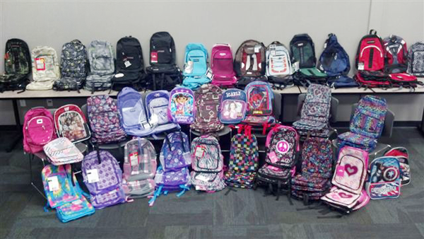 Backpack Fundraiser for Helen's Hope Chest