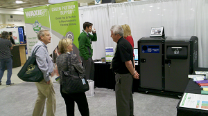 2012 Greenbuild Talking to Attendees 300px