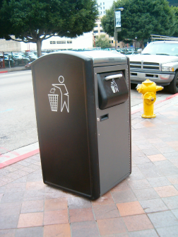 BigBelly Solar Powered Trash Compactor