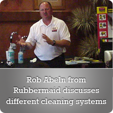 Rob Abeln RM presents cleaning systems
