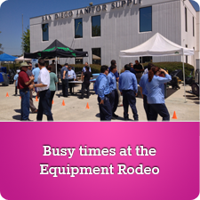 Busy times at the San Diego Equipment Rodeo