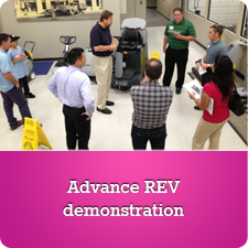 Advance REV demonstration at the San Diego Equipment Rodeo