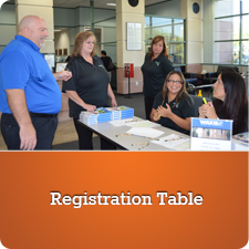 Registration Table for Las Vegas Stone Floor Care Seminar