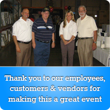 Thank you to our employees, customers & vendors for making this a great event