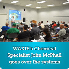 2013 LV: WAXIE's Chemical Specialist John McPhail goes over the systems