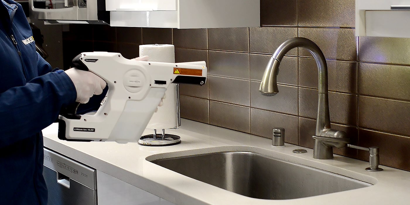 Disinfectant Applicators Electrostatic vs. NonElectrostatic Sprayer