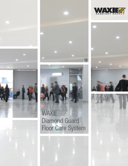 Diamond Guard Floor Care System Waxie Sanitary Supply